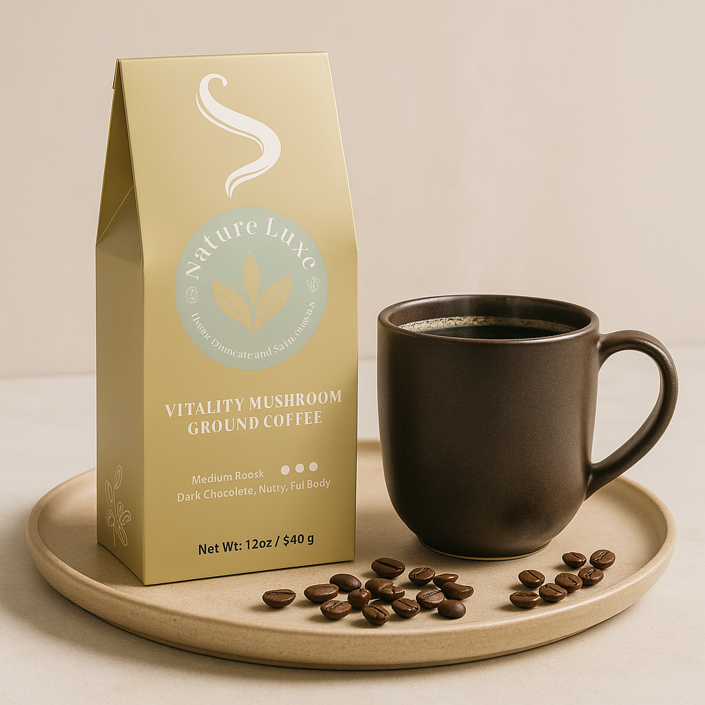 Nature Luxe Vitality Mushroom Coffee