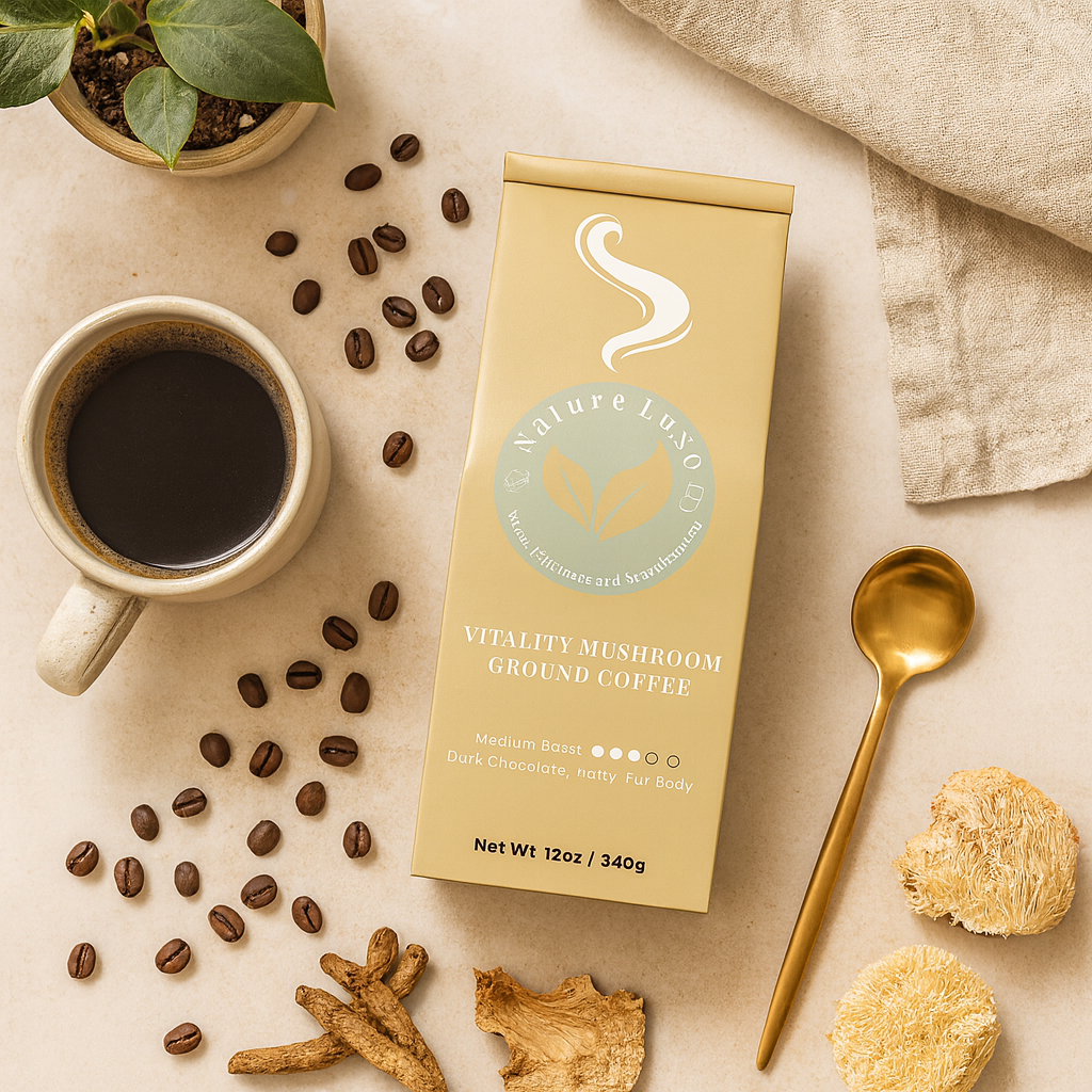 Nature Luxe Vitality Mushroom Coffee